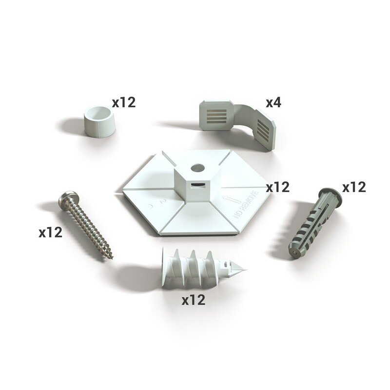 Монтажний набір Nanoleaf Light Panels Screw Mount Kit для світлодіодних панелей (NL25-0001)