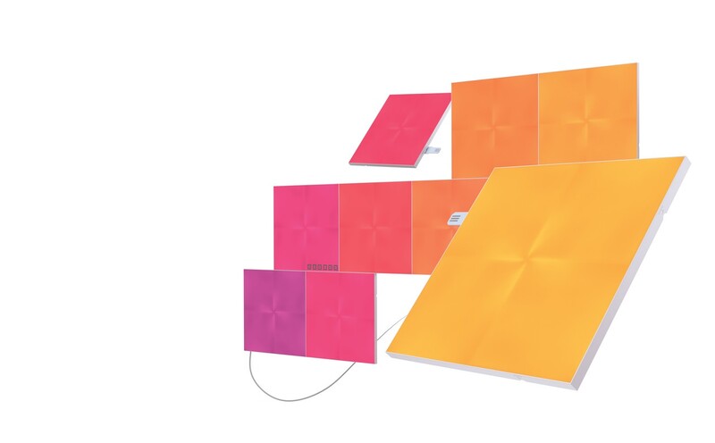 Розумна система освітлення Nanoleaf Canvas Smarter Kit Apple HomeKit, 9 шт. (NL29-0002SW-9PK)