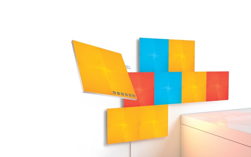 Розумна система освітлення Nanoleaf Canvas Smarter Kit Apple HomeKit, 9 шт. (NL29-0002SW-9PK)