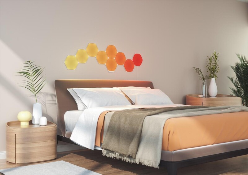 Розумна система освітлення Nanoleaf Shapes Hexagon Starter Kit Apple HomeKit, 15 шт. (NL42-6002HX-15PK)