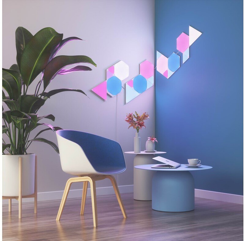 Розумна система освітлення Nanoleaf Shapes Triangles Starter Kit Apple HomeKit, 15 шт. (NL47-6002TW-15PK)