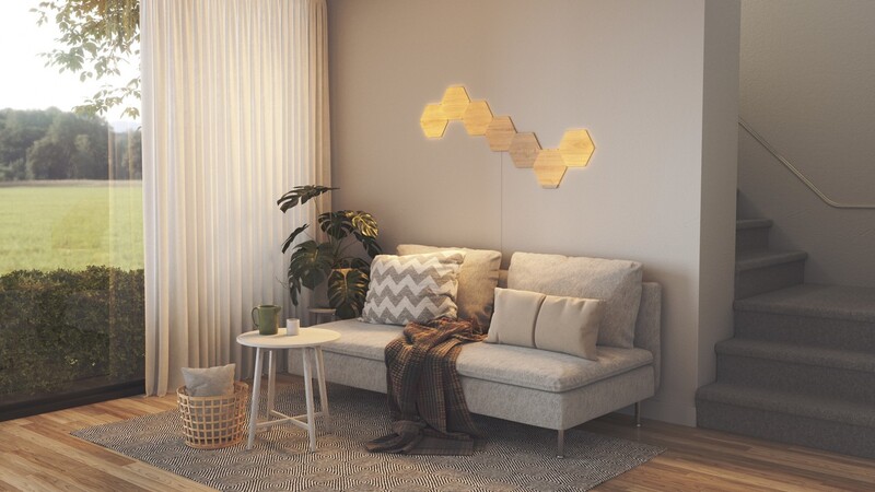 Розумна система освітлення Nanoleaf Elements - Hexagons Starter Kit Apple HomeKit, 7 шт. (NL52-K-7002HB-7PK)