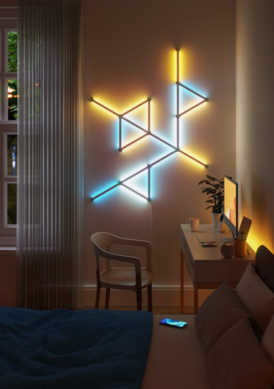 Розумна система освітлення Nanoleaf Lines Starter Kit Apple HomeKit, 9 шт. (NL59-K-0002LW-9PK-EU)