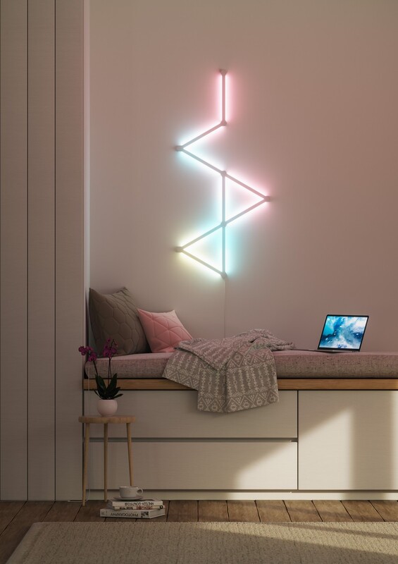 Розумна система освітлення Nanoleaf Lines Starter Kit Apple HomeKit, 9 шт. (NL59-K-0002LW-9PK-EU)