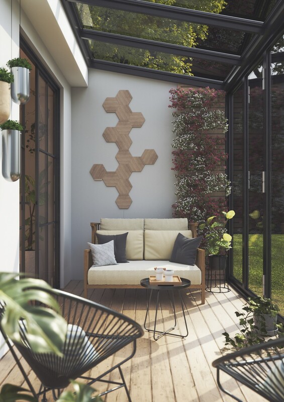 Розумна система освітлення Nanoleaf Elements - Hexagons Starter Kit Apple HomeKit, 13 шт. (NL52-K-3002HB-13PK)