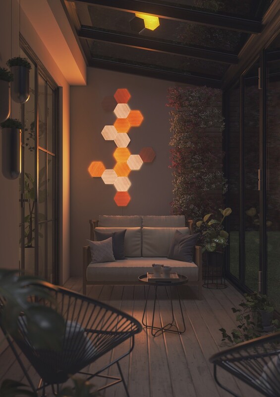 Розумна система освітлення Nanoleaf Elements - Hexagons Starter Kit Apple HomeKit, 13 шт. (NL52-K-3002HB-13PK)