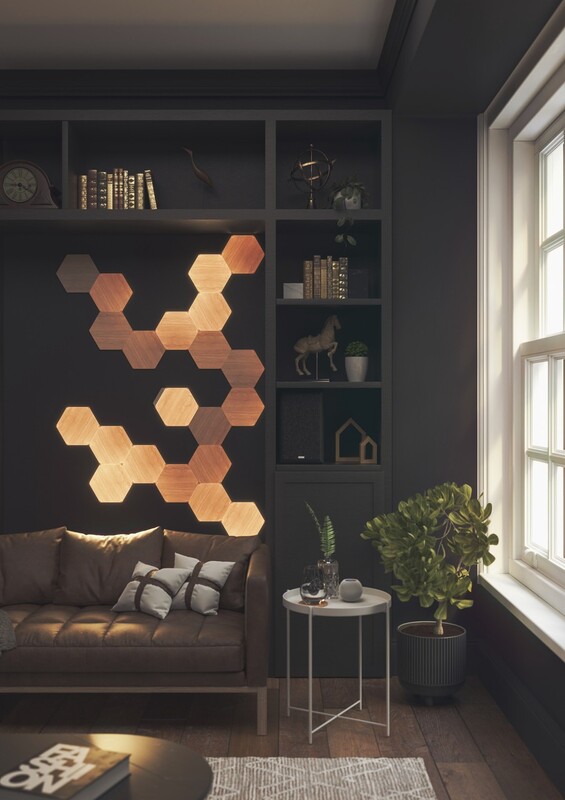 Розумна система освітлення Nanoleaf Elements - Hexagons Starter Kit Apple HomeKit, 13 шт. (NL52-K-3002HB-13PK)