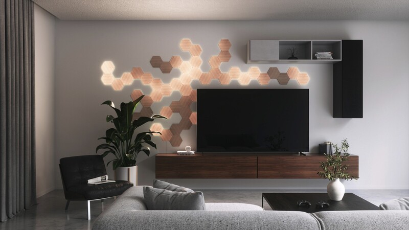 Розумна система освітлення Nanoleaf Elements - Hexagons Starter Kit Apple HomeKit, 13 шт. (NL52-K-3002HB-13PK)