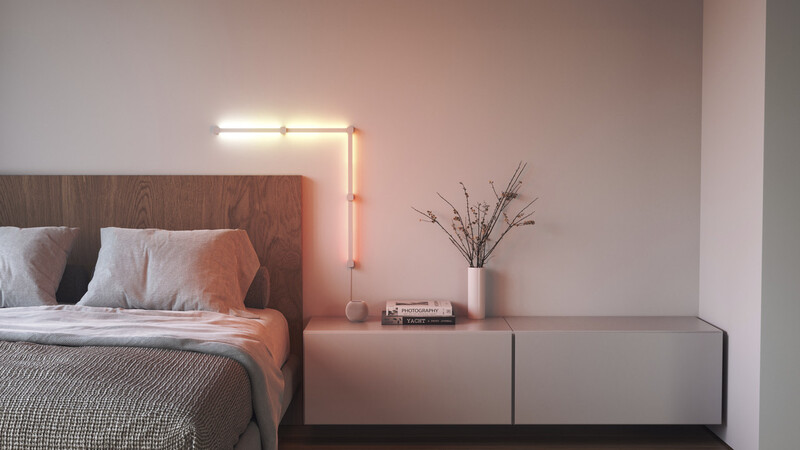 Розумна система освітлення Nanoleaf Lines 90 Degrees Starter Kit Apple HomeKit, 4 шт. (NL59K02-4SN00)