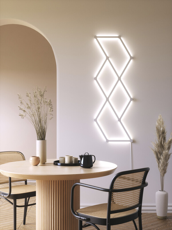Розумна система освітлення Nanoleaf Lines Starter Kit Apple HomeKit, 15 шт. (NL59-K-6002LW-15PKEU)