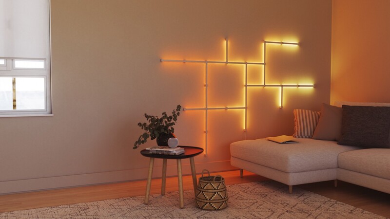 Додаткові панелі Nanoleaf Lines 90 Degrees Expansion Pack Apple HomeKit, 3 шт. (NL59E00-3SN00)