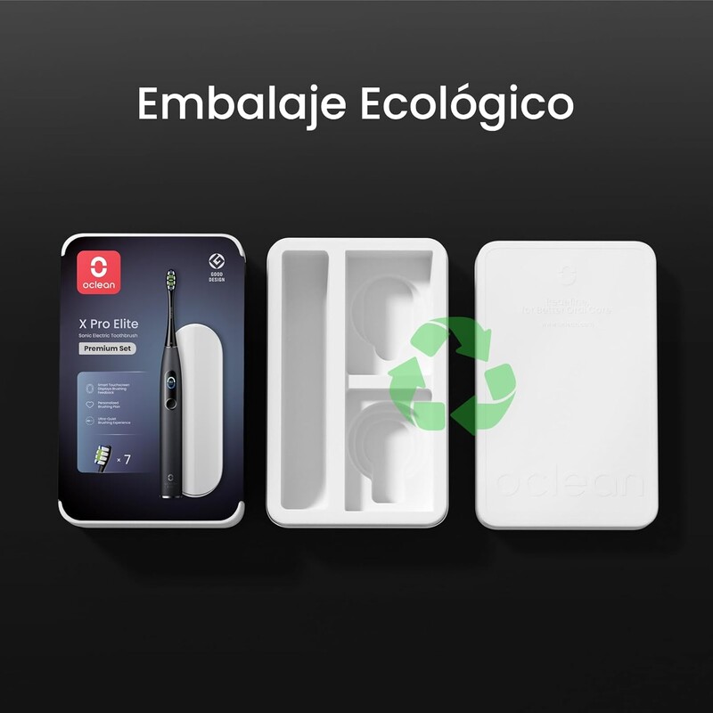 Умная зубная электрощетка Oclean X Pro Elite Premium Set Black (6970810556216)