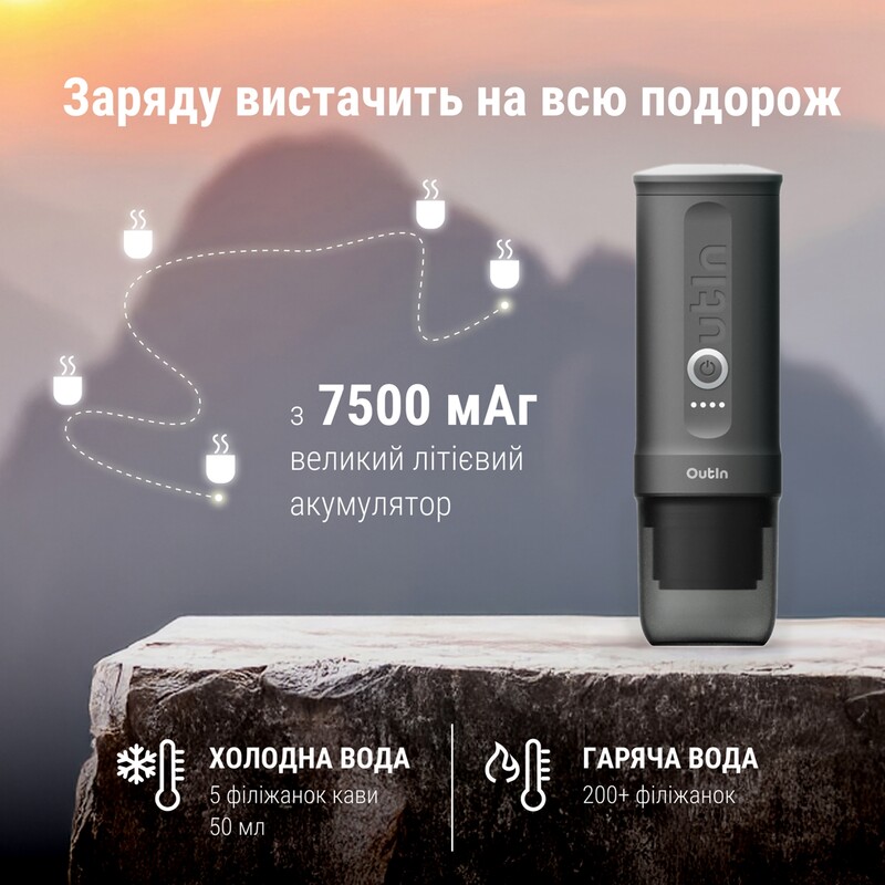 Кавоварка Outin Otem 01 (OTEM-01-SG-BAG)