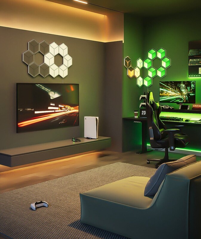 Набір настінних світильників Govee Glide Hexagon Light 72W H606AC81