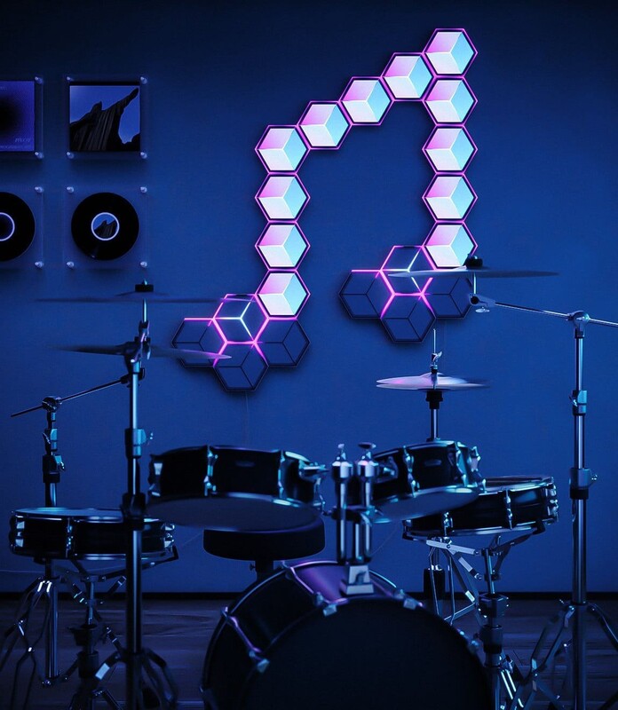 Набір настінних світильників Govee Glide Hexagon Light 72W H606AC81