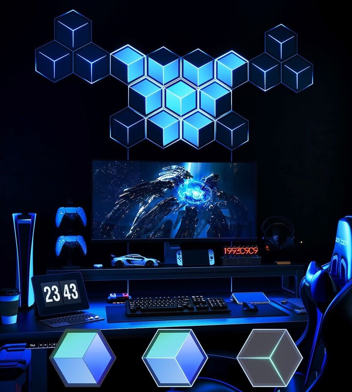 Набір настінних світильників Govee Glide Hexagon Light 72W H606AC81