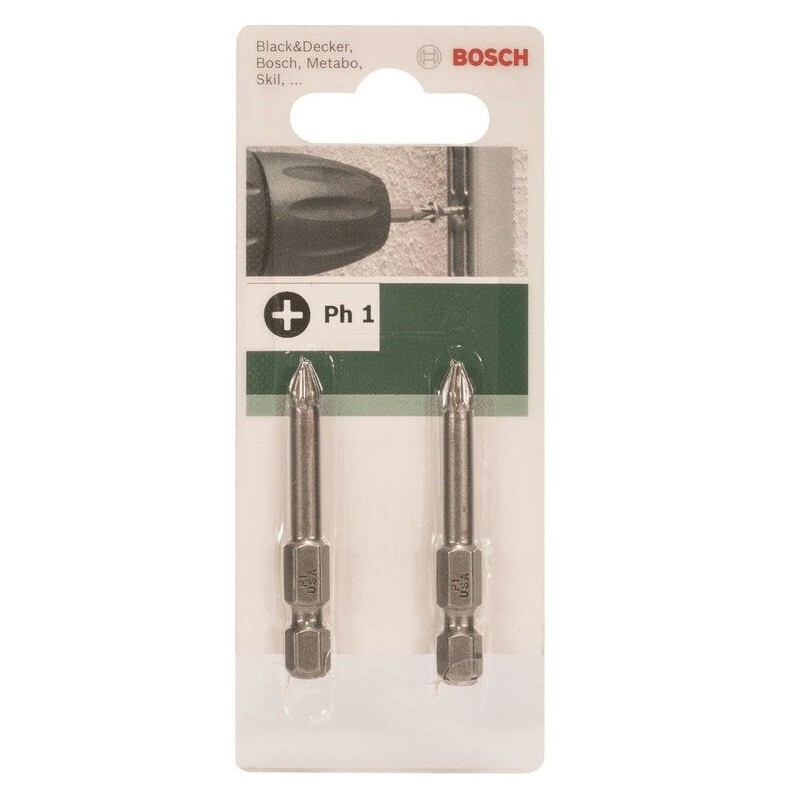 Біта Bosch PH 1 XH, 49мм, 2шт (2.609.255.919)