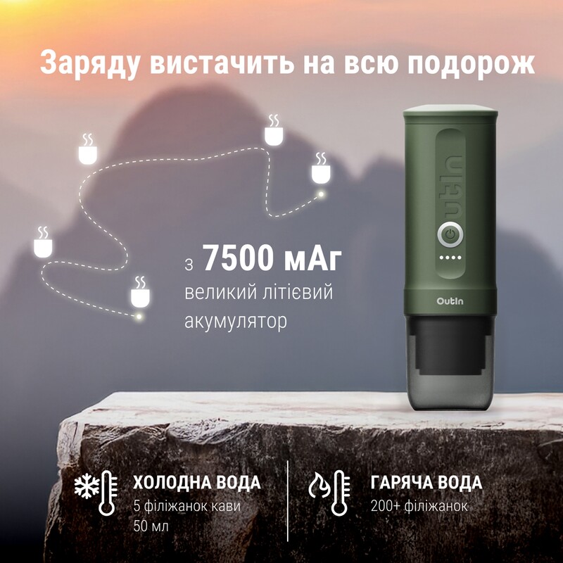 Кофеварка Outin Otem 01 (OTEM-01-FG-BAG)