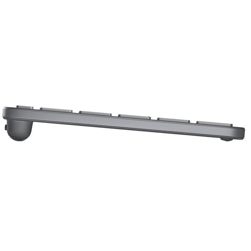 Клавіатура бездротова Lenovo Multi-Device Wireless KB 75key Grey (ZG38C05806)