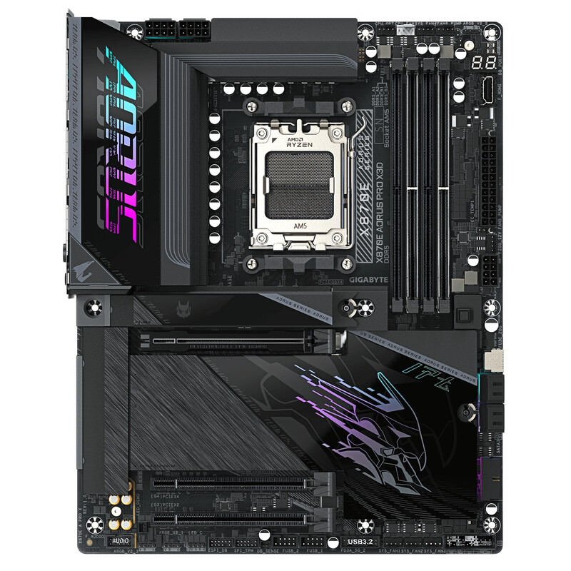Материнская плата Gigabyte X870E Aorus Pro X3D Socket AM5