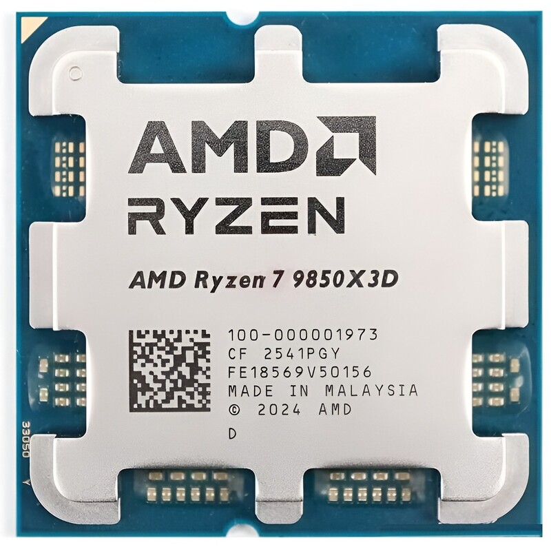 Процессор AMD Ryzen 7 9850X3D (4.7GHz 96MB 120W AM5) Tray (100-000001973)