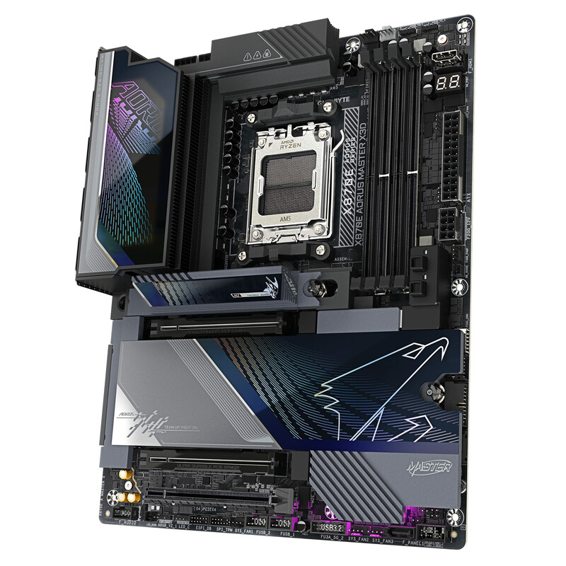Материнская плата Gigabyte X870E Aorus Master X3D Socket AM5