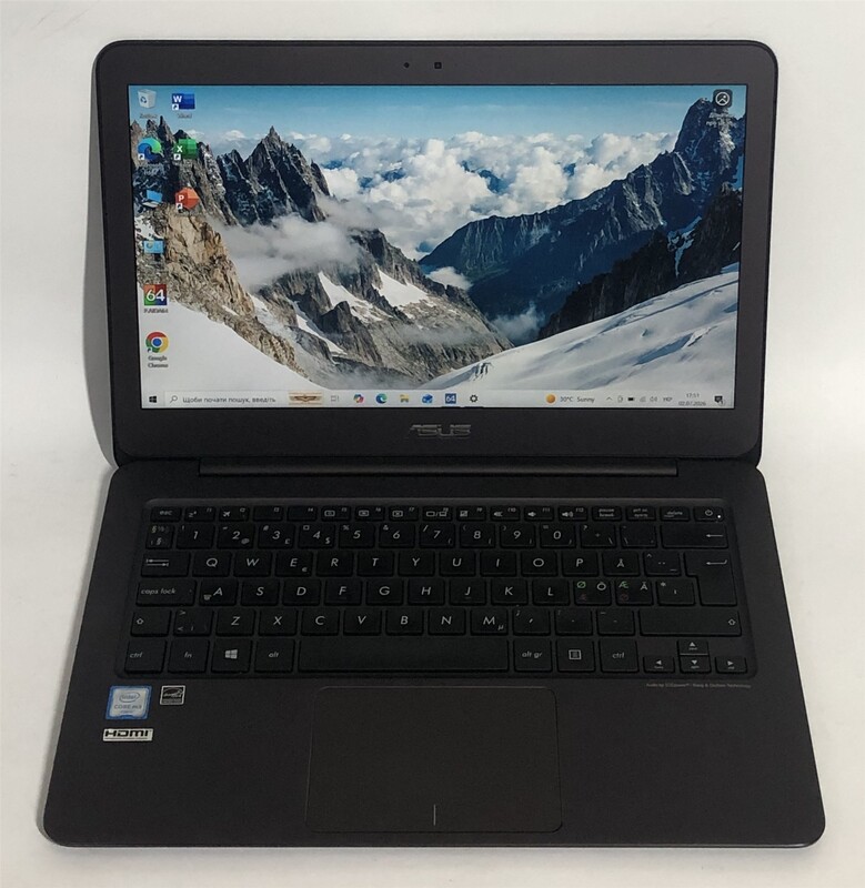 Ноутбук Asus ZenBook UX305C / 13.3" FullHD IPS / M3-6Y30 / 8GB / 128GB SSD / Win10 - Б/в