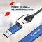 Фото - Концентратор USB Type-C Canyon DS-02 4-в-1 Blue (CNS-TDS02BL) | click.ua