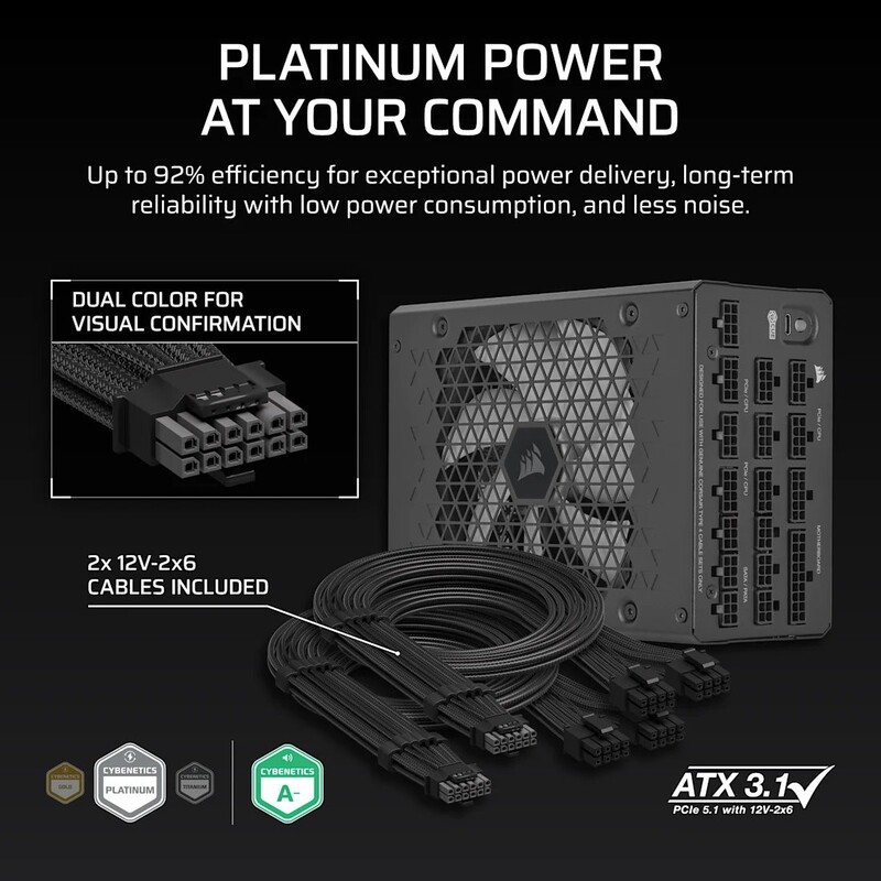 Блок питания Corsair HX1500i ATX 3.1 1500W (CP-9020309)