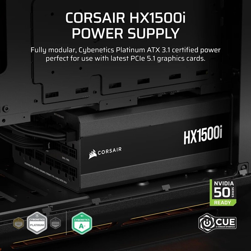 Блок питания Corsair HX1500i ATX 3.1 1500W (CP-9020309)