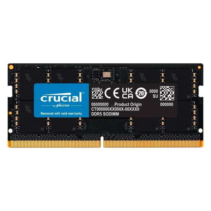 Модуль памяти SO-DIMM 8GB/5600 DDR5 Crucial (CT8G56C46S5T)_OEM