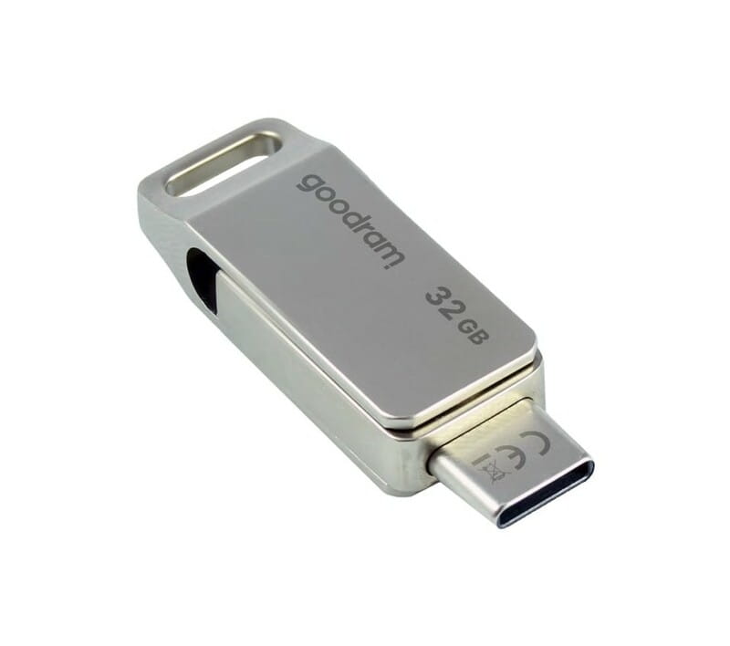 Флеш-накопитель USB3.2 32GB OTG Type-C GOODRAM ODA3 Silver (ODA3-0320S0R11)