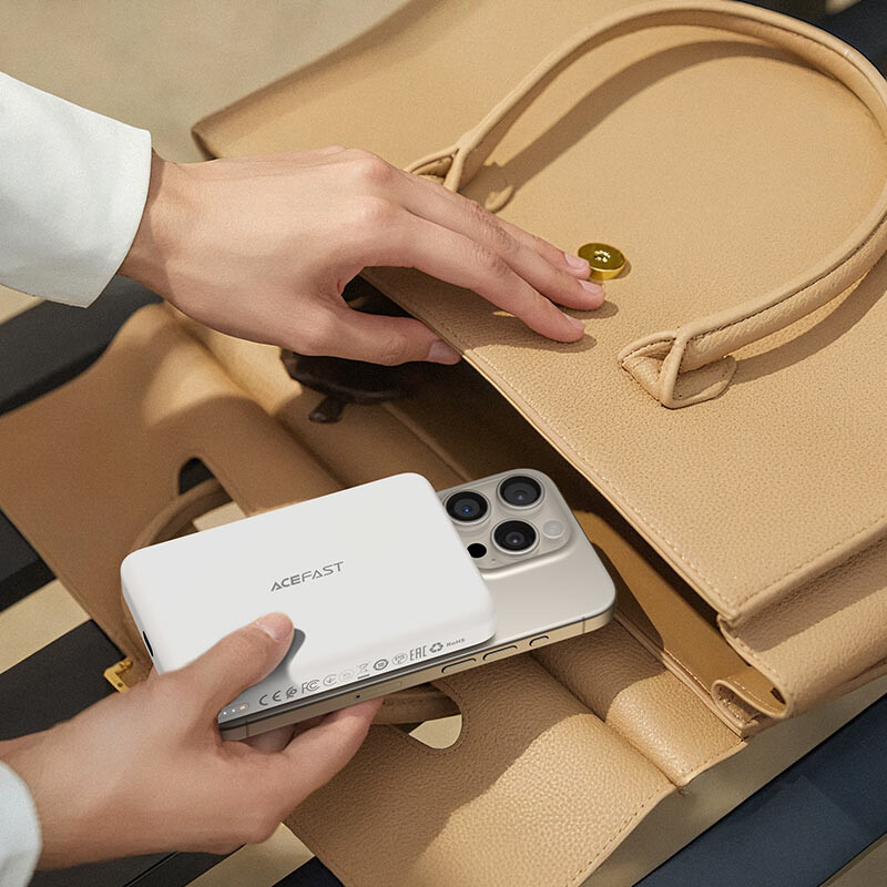 Универсальная мобильная батарея Acefast M26 10000mAh 20W White (6974316285212)