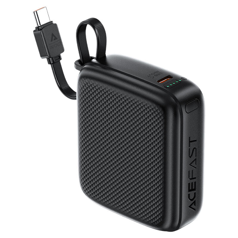 Универсальная мобильная батарея Acefast M15 10000mAh 20W Black (6974316283973)