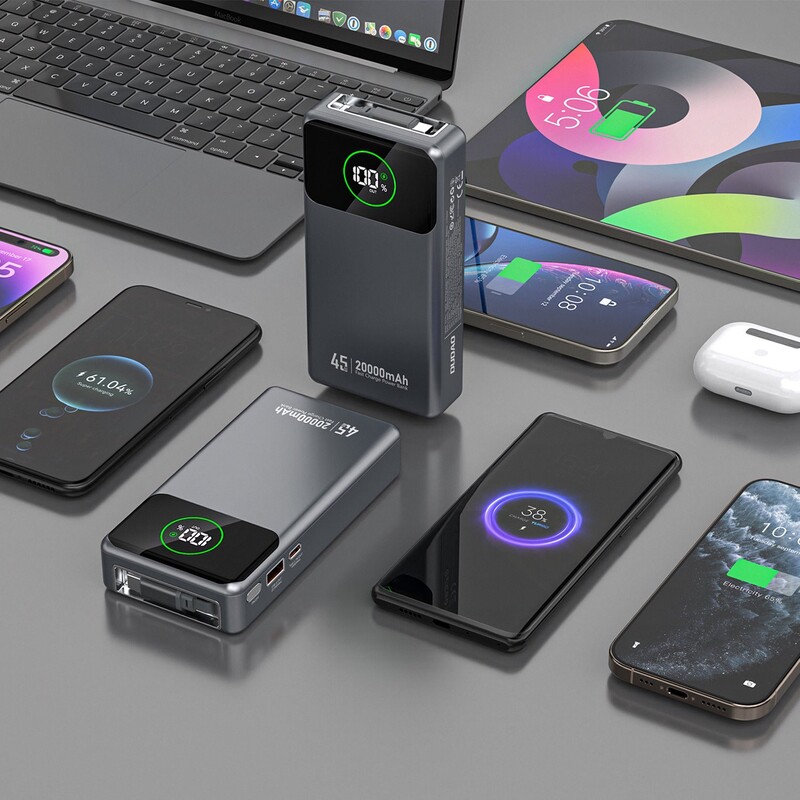 Универсальная мобильная батарея Dudao K31 Pro 20000mAh 45W Black (6977196682010)