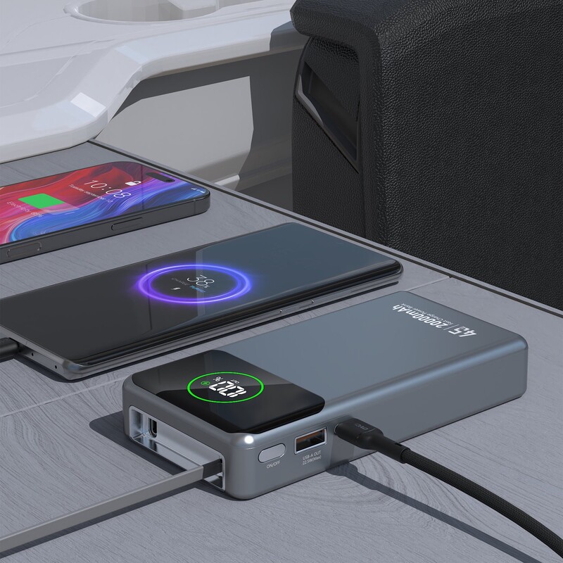 Универсальная мобильная батарея Dudao K31 Pro 20000mAh 45W Black (6977196682010)