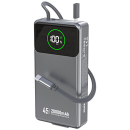 Универсальная мобильная батарея Dudao K31 Pro 20000mAh 45W Black (6977196682010)