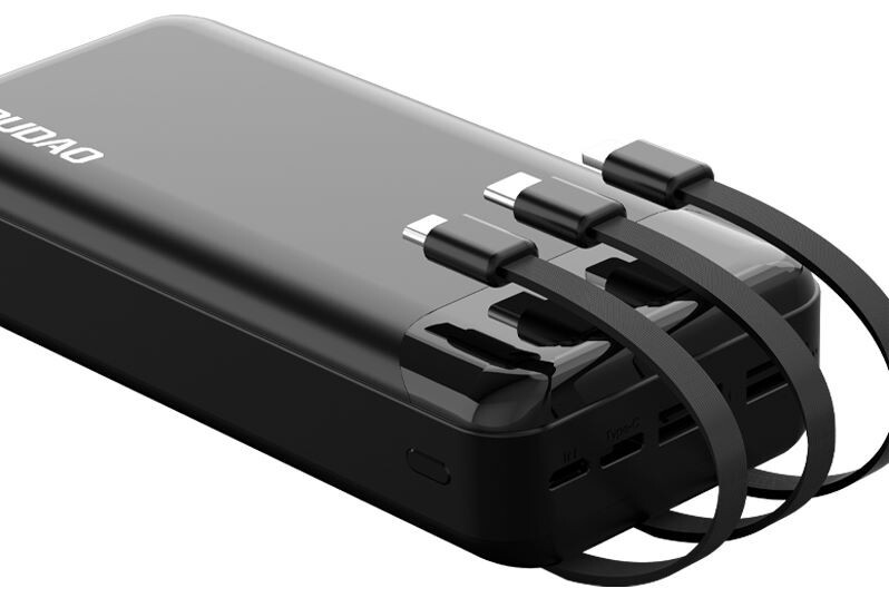 Универсальная мобильная батарея Dudao K6 Pro+ 20000mAh 10W Black (6977196682393)