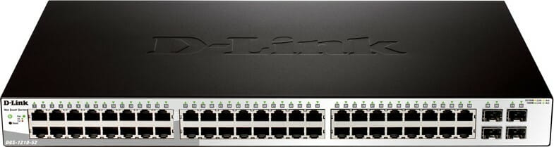 Коммутатор D-Link DGS-1210-52 48Port Gbit, 4SFP, Smart