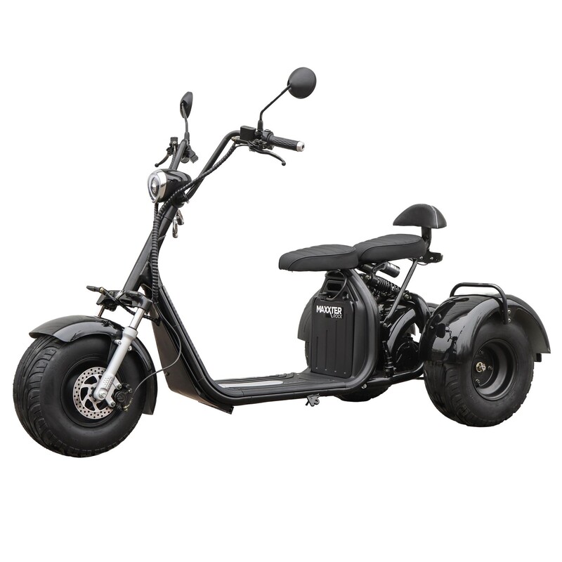 Электроскутер Maxxter Trike Black