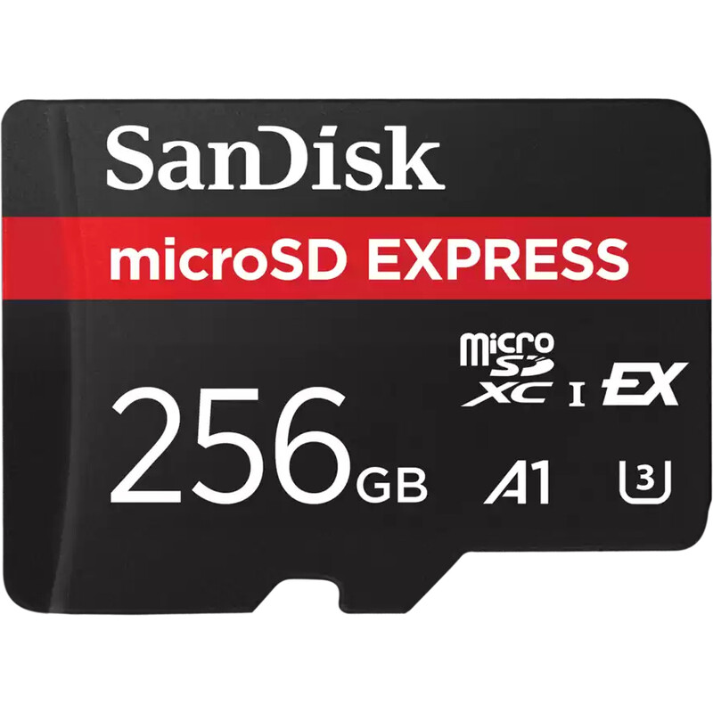 Карта пам`ятi MicroSDXC 256GB UHS-1/U3 Class 10 SanDisk Express R880/W650MB/s (SDSQXFN-256G-GN4NN)