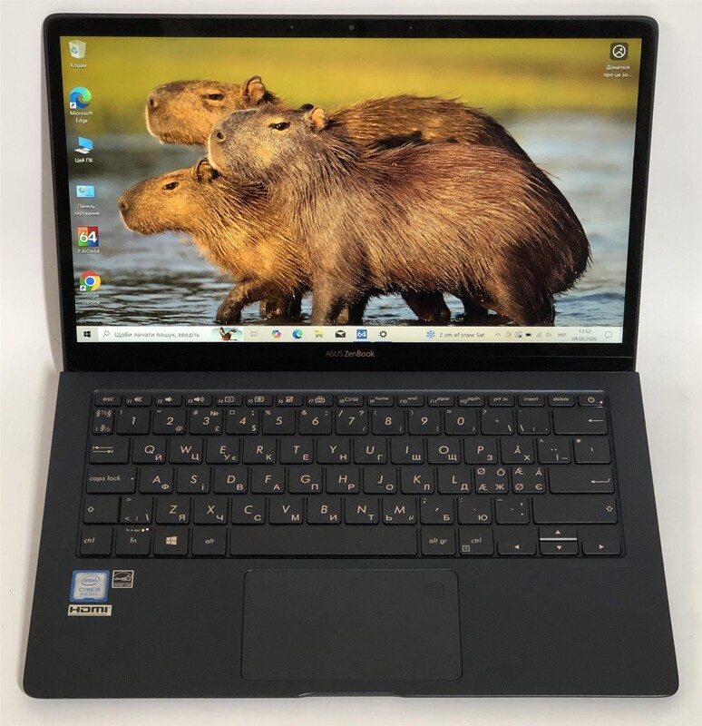 Ноутбук Asus ZenBook S UX391U / 13.3" FullHD IPS / i5-8250U / 8GB / 256GB SSD / Win10Pro / Backlight - Б/у