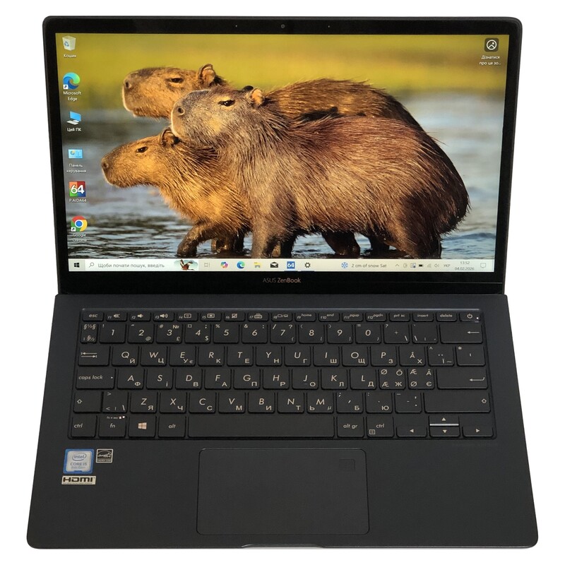 Ноутбук Asus ZenBook S UX391U / 13.3" FullHD IPS / i5-8250U / 8GB / 256GB SSD / Win10Pro / Backlight - Б/у