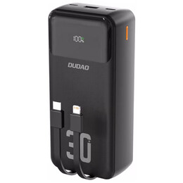 Универсальная мобильная батарея Dudao K15 Max 30000mAh 22.5W Black (6977196682478)