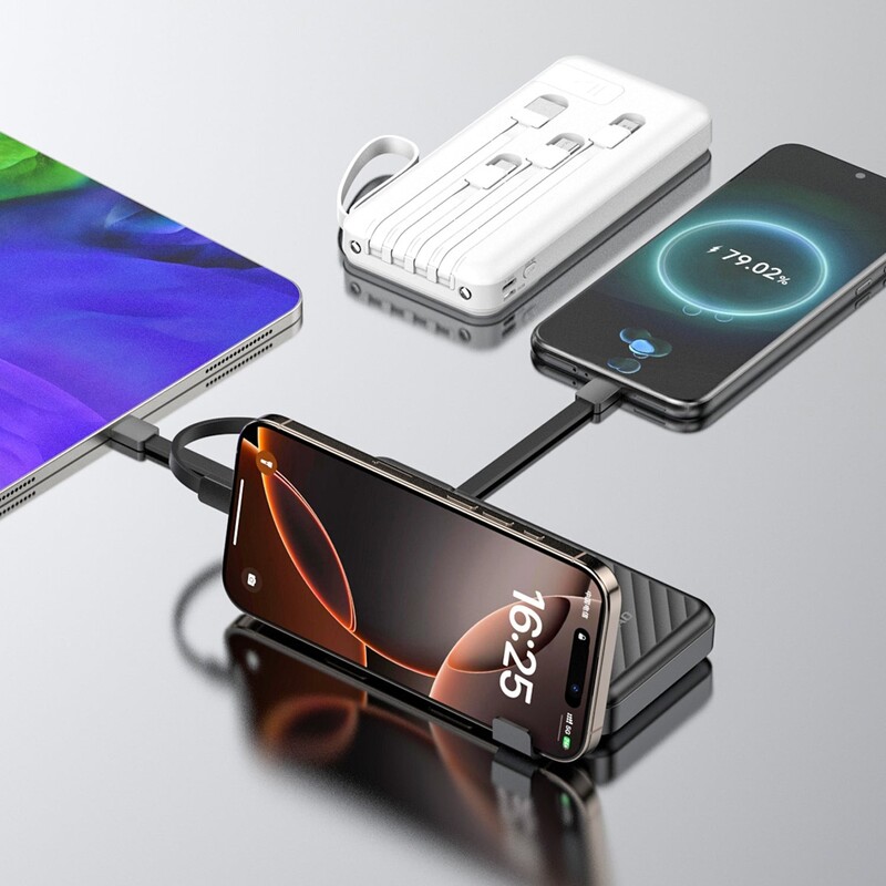 Універсальна мобільна батарея Dudao K11 10000mAh 10W White (6977196681860)