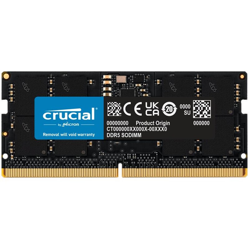 Модуль пам`яті SO-DIMM 64GB/5600 DDR5 Crucial (CT64G56C46S5)