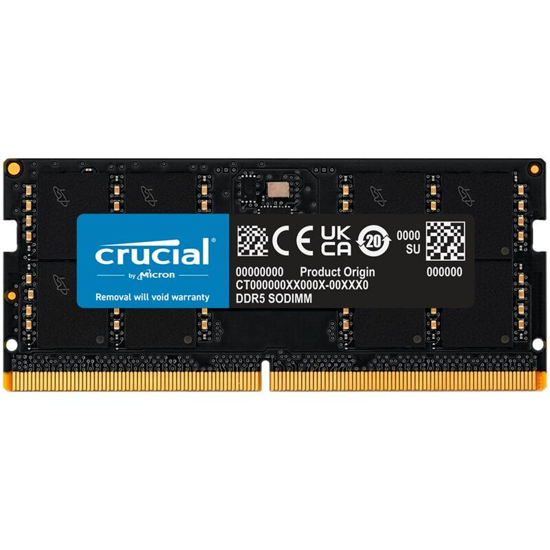 Модуль пам`яті SO-DIMM 32GB/4800 DDR5 Crucial OEM (CT32G48C40S5T)
