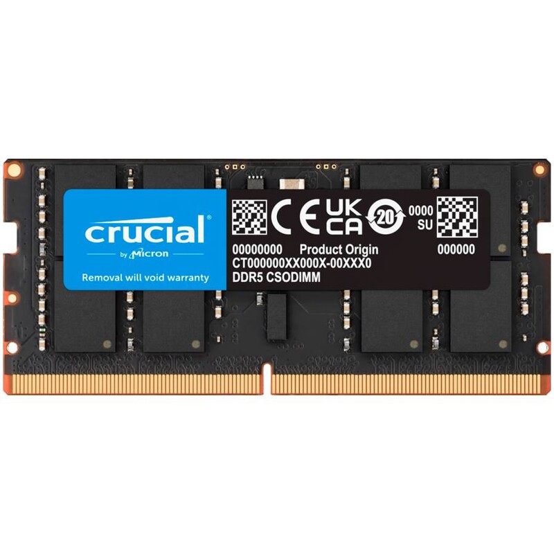 Модуль пам`яті SO-DIMM 24GB/6400 DDR5 Crucial (CT24G64C52CS5)