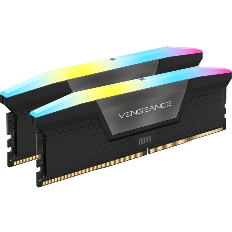 Модуль пам`ятi DDR5 2x48GB/7200 Corsair Vengeance RGB Black (CMH96GX5M2B7200C40)