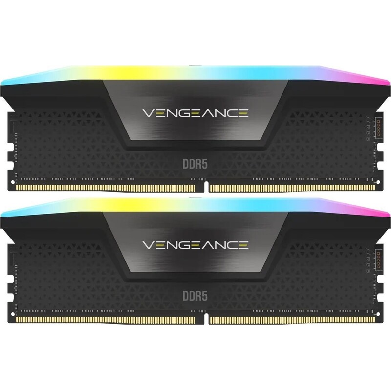 Модуль пам`ятi DDR5 2x48GB/7200 Corsair Vengeance RGB Black (CMH96GX5M2B7200C40)